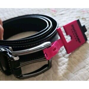 NWT Duchamp London Black Genuine Leather  Size 36, Retail $85